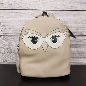 NEW T-Shirt & Jeans Owl face Graphic Mini Backpack